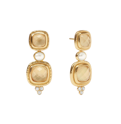 Tudor Statement Earring - Champagne