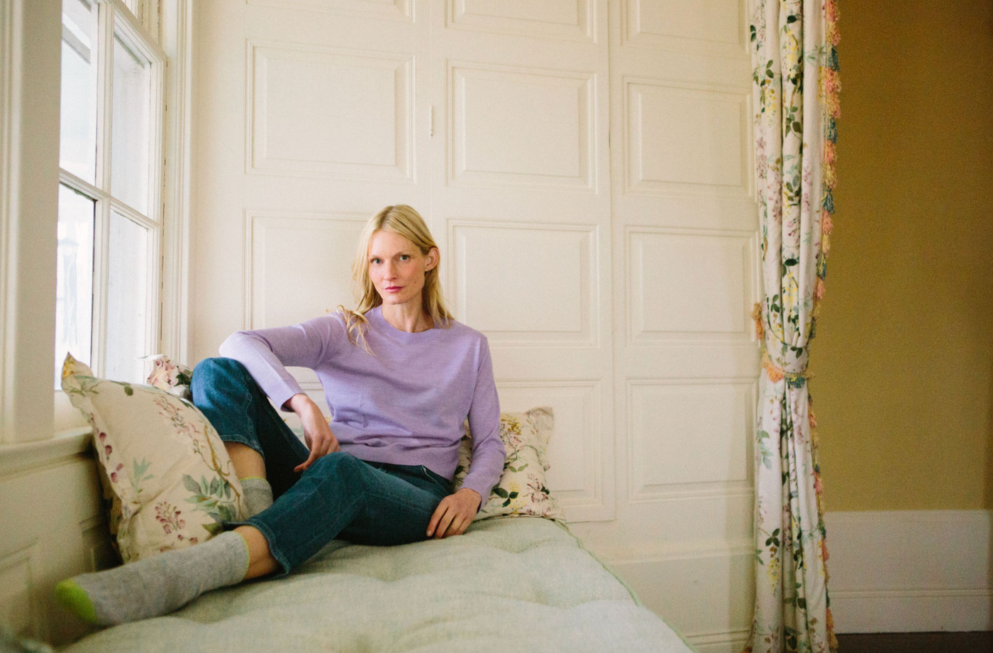 Jane Merino Pullover- Lavender