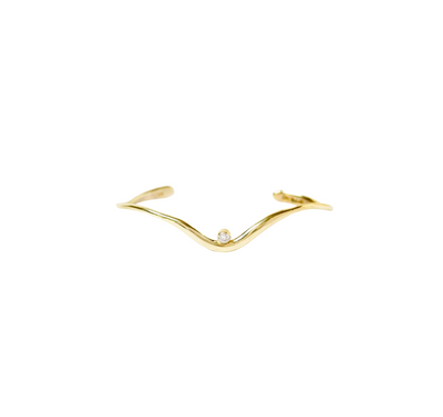 Diamond Canyon Cuff- Gold