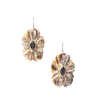 Magnolia Earrings Abalone