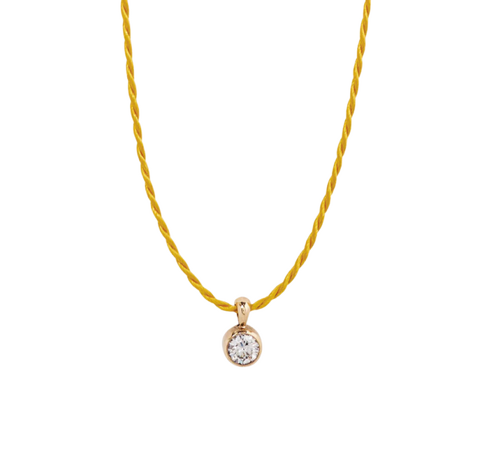Este Diamond Necklace Mustard