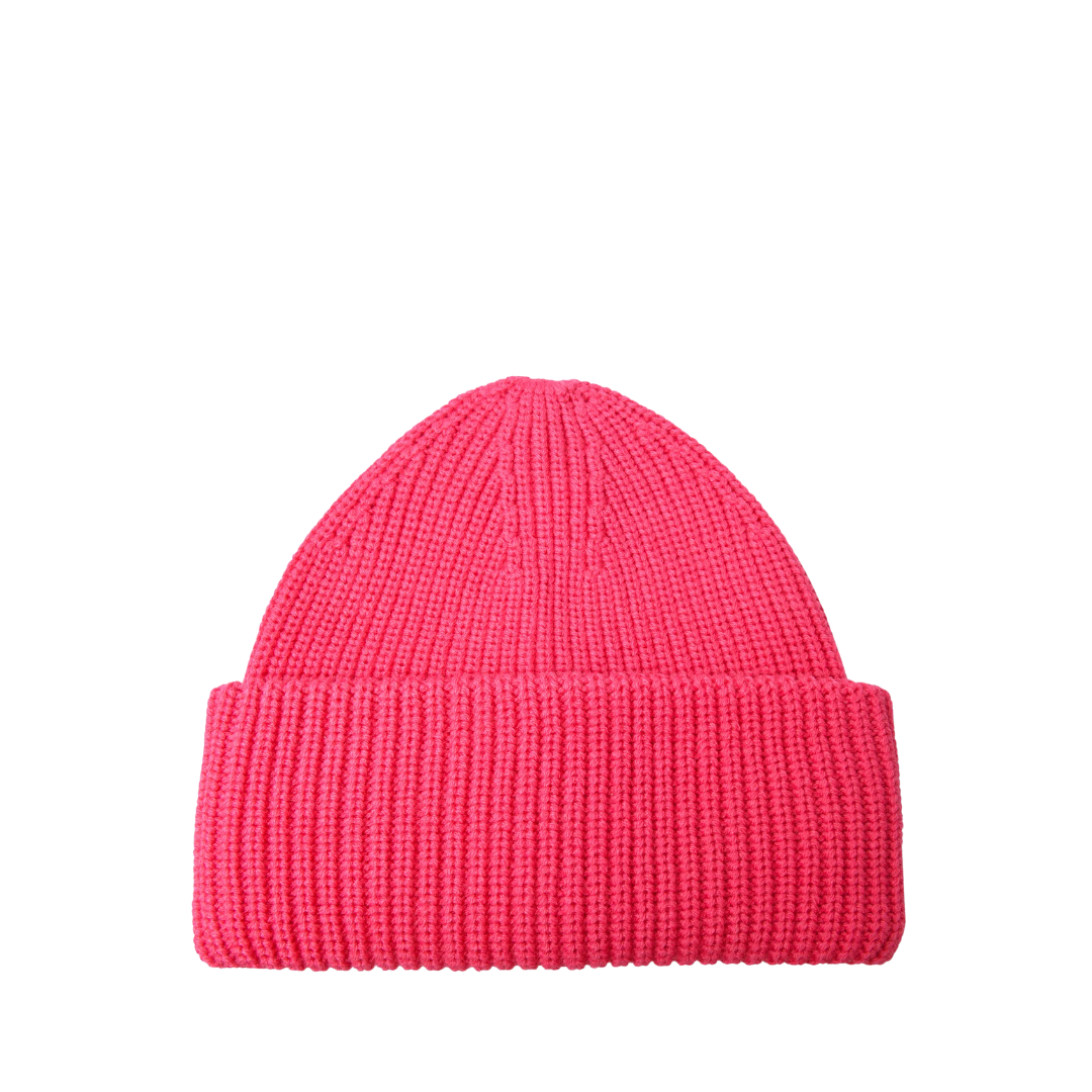 Perfect Ribbed Beanie - Hot Pink