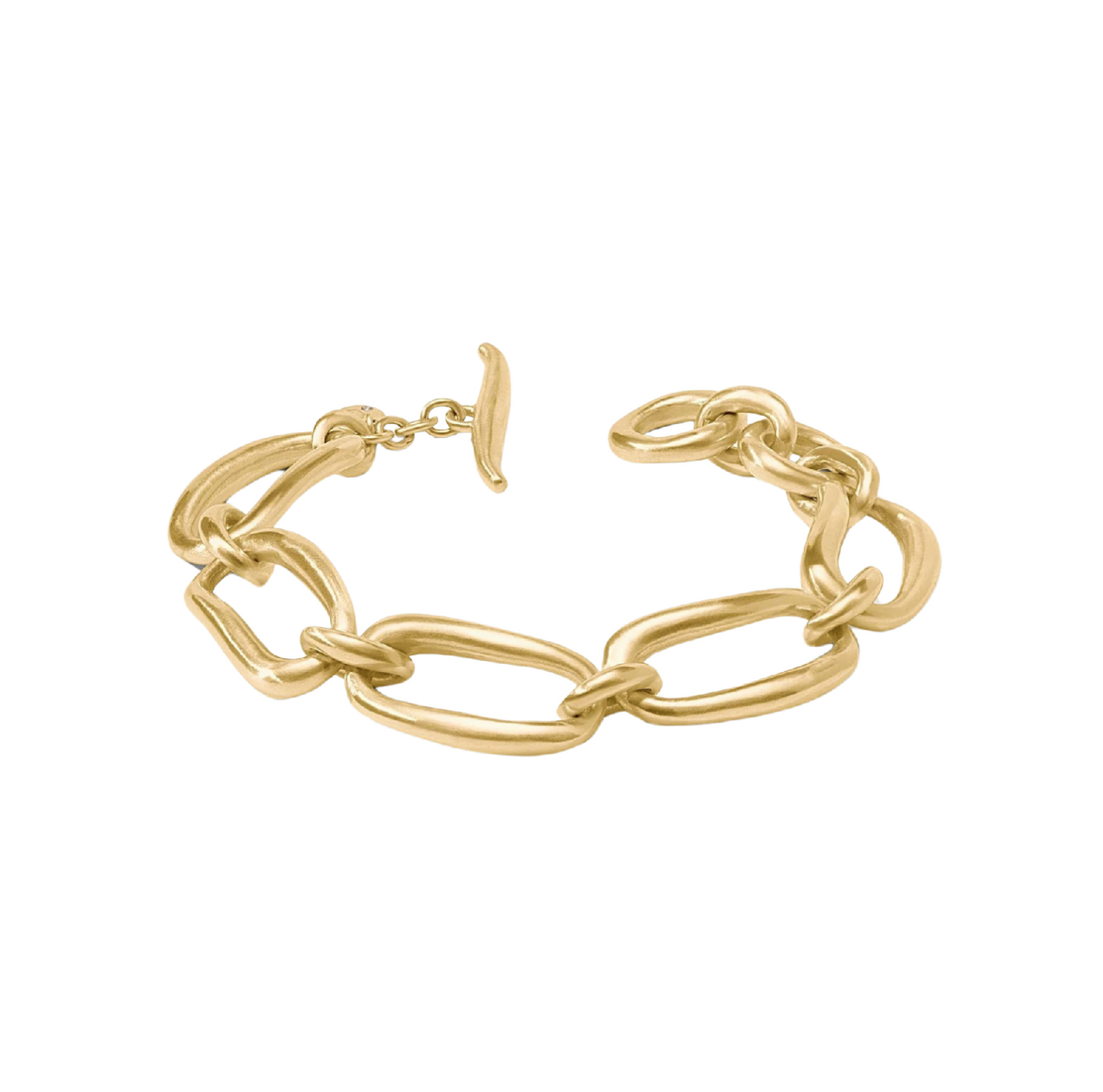 Wave Link Bracelet- Gold