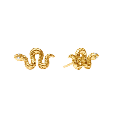 Snake Stud- Cubic Zirconia