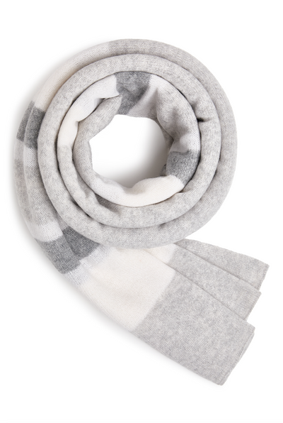 The Cashmere Travel Wrap - Neutral Block