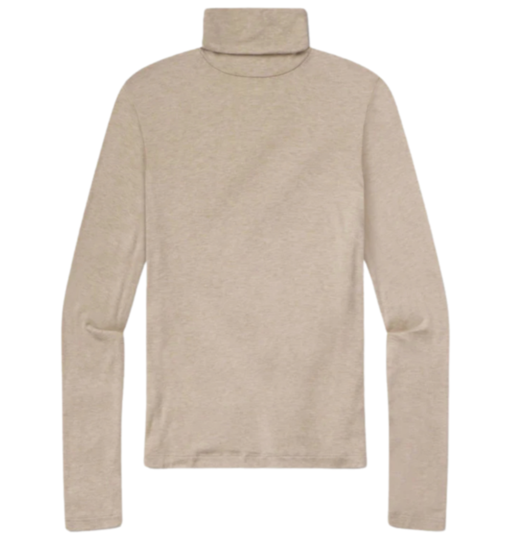 Caradene Turtleneck- Heathered Almond