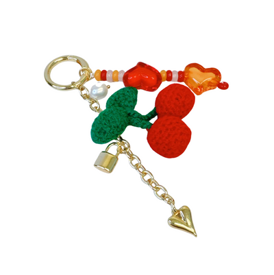 Heart Your Cherry Jingle Bag Charm