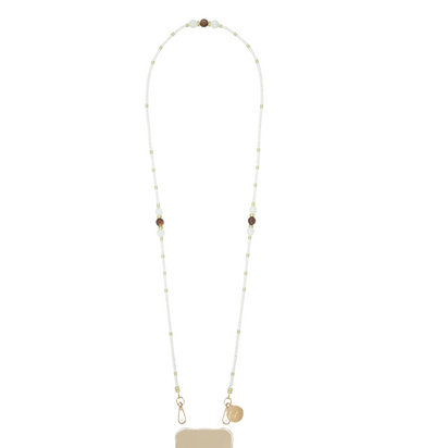 Iris Long Chain - Beige