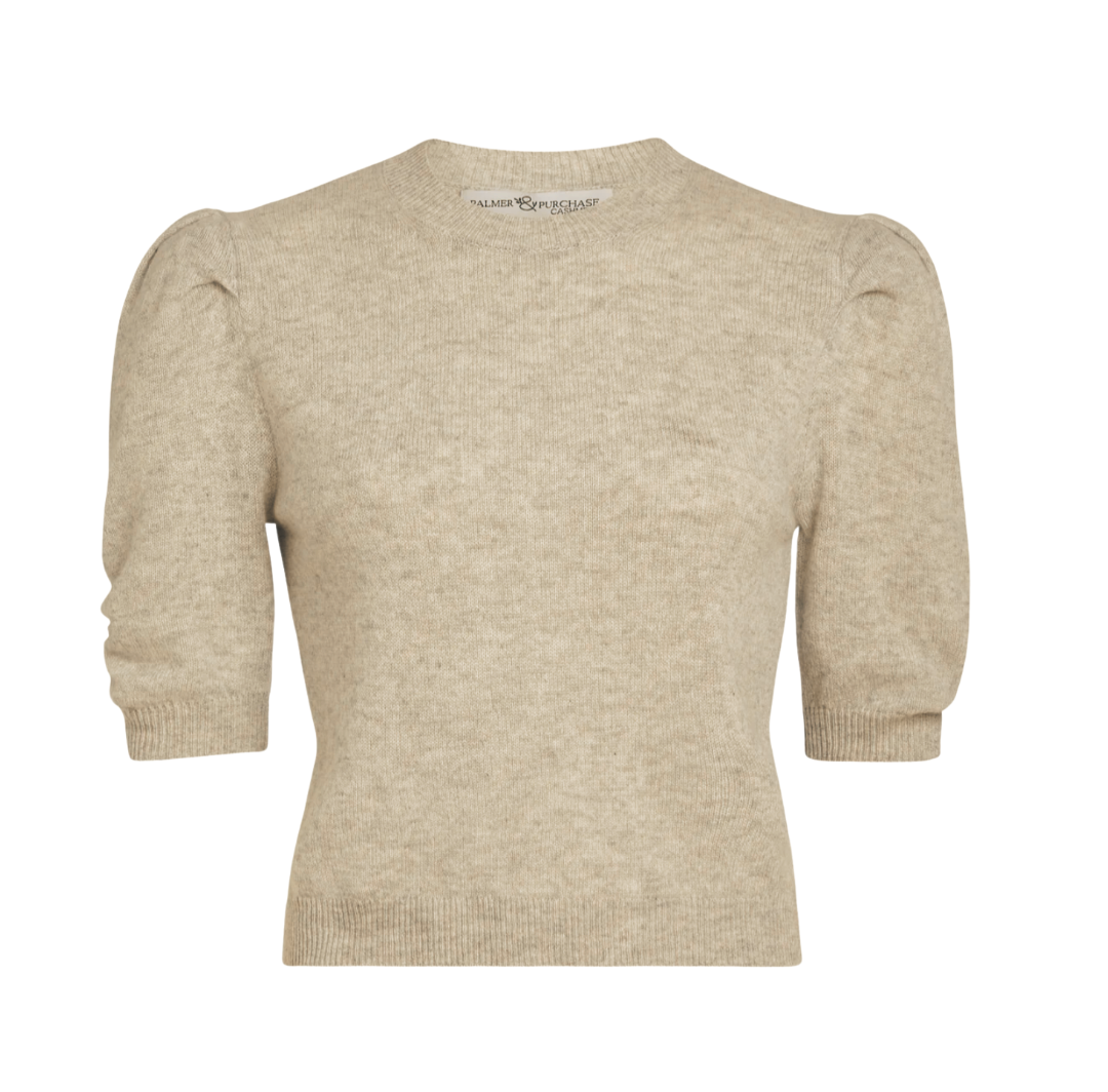 Katie Cashmere Sweater- Toast