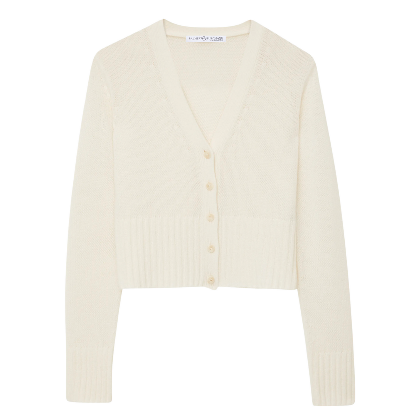 Chrissy V Neck Cardigan- Chalk