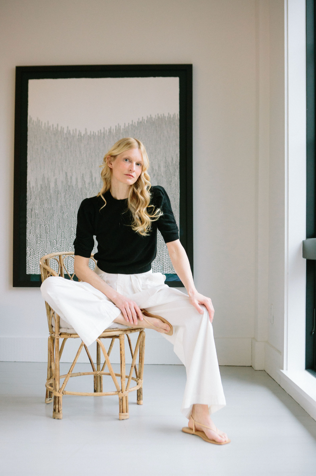 Irene Pants - Whisper White