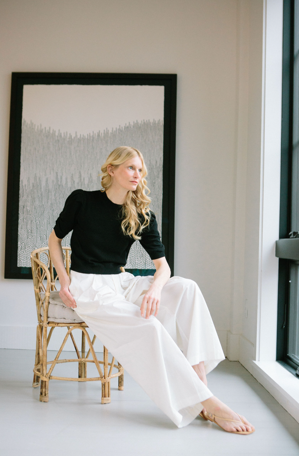 Katie Cashmere Sweater- Black