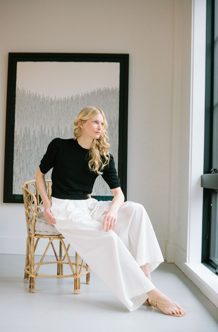 Katie Cashmere Sweater- Black