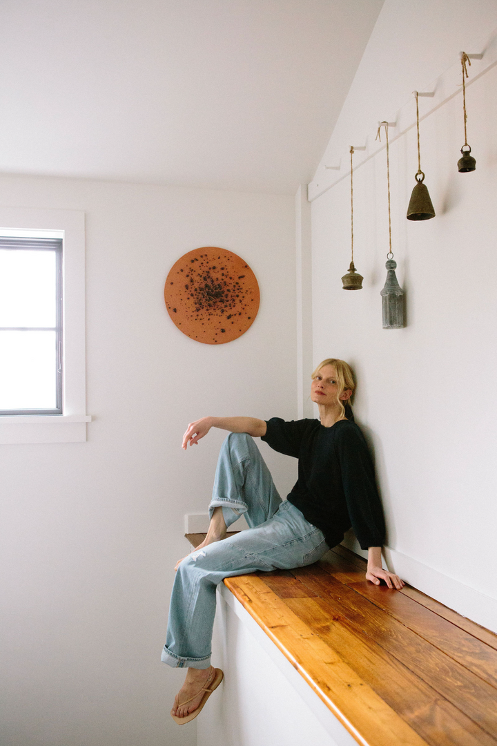 Abbie Cashmere Sweater- Navy