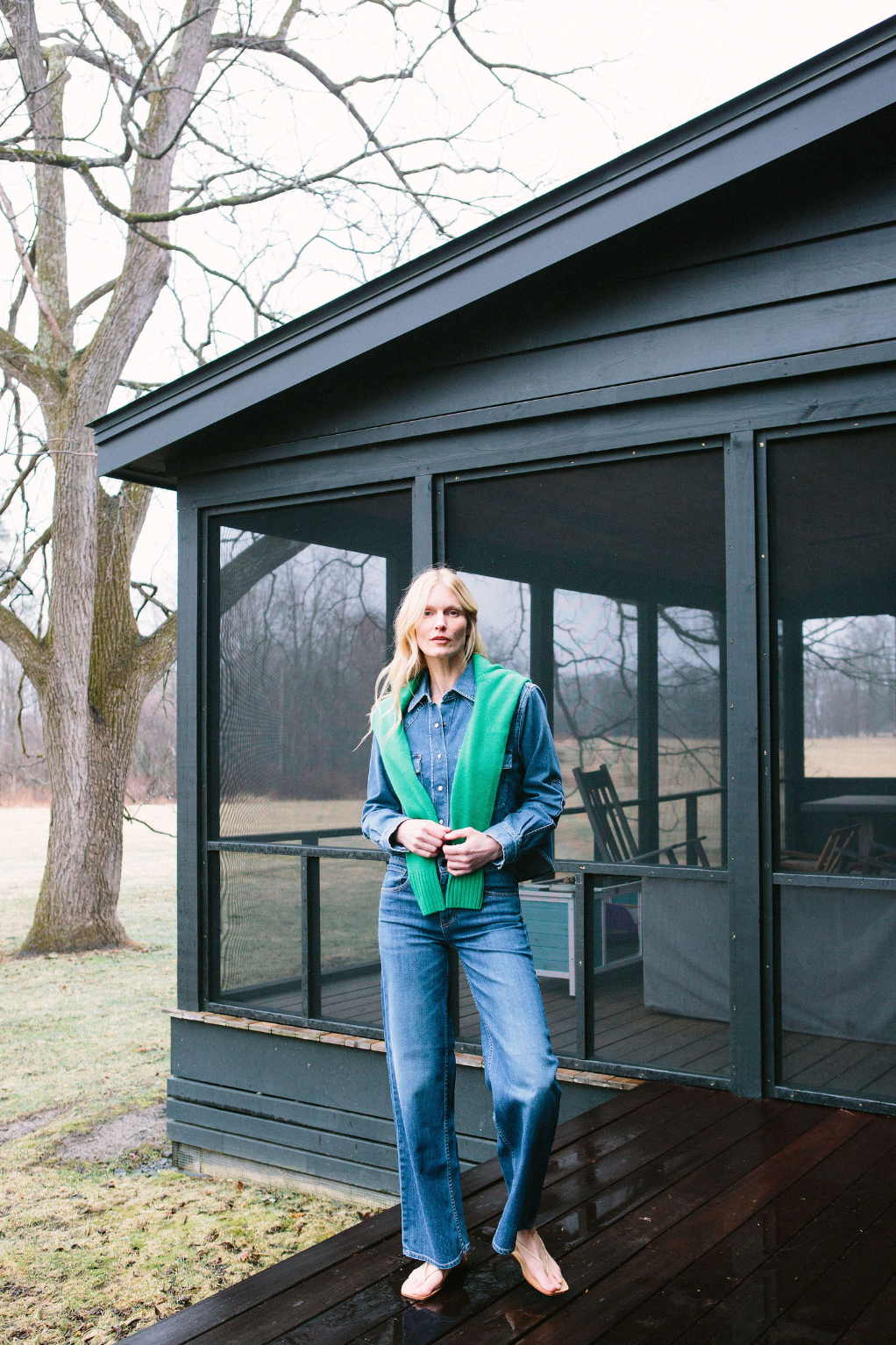 Chrissy V Neck Cardigan- Verdis