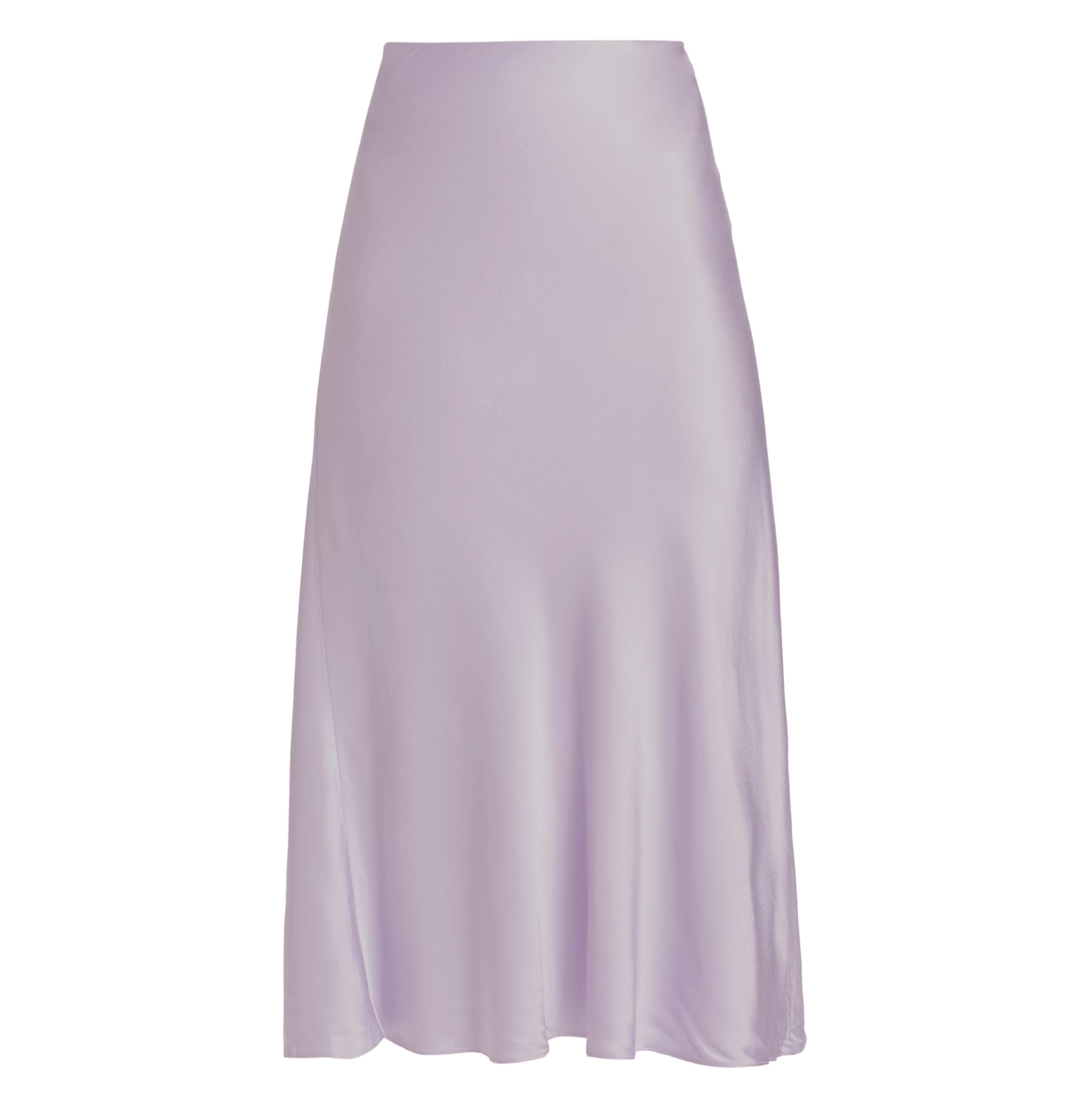 Talia Charmeuse Maxi Skirt - Lilac