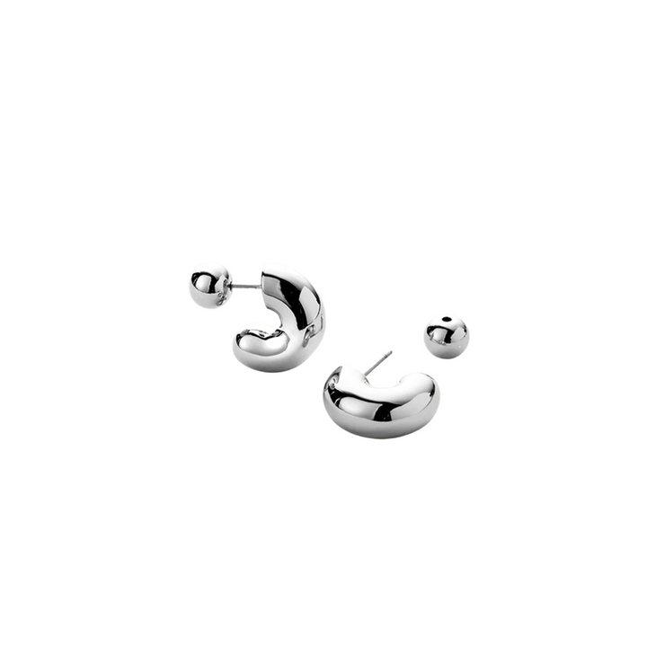 Tome Hoops Small - Silver