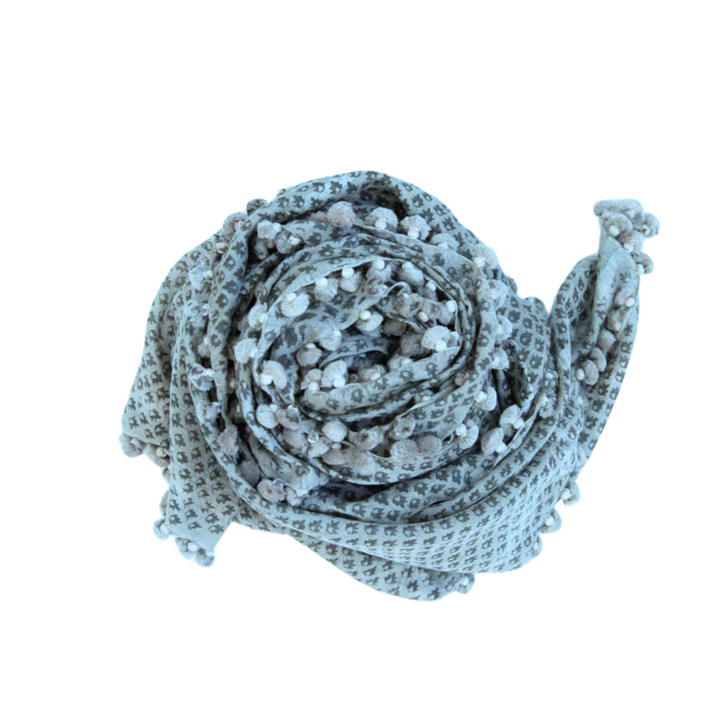 Dupatta Tikka Shawl - Azzurro