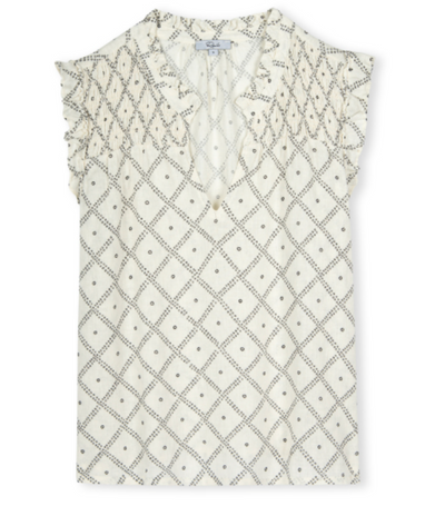 Arlene Top - Ivory Zanzibar