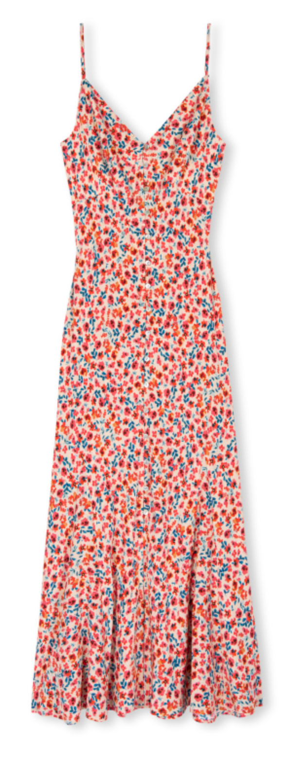 Florian Dress - Red Posy