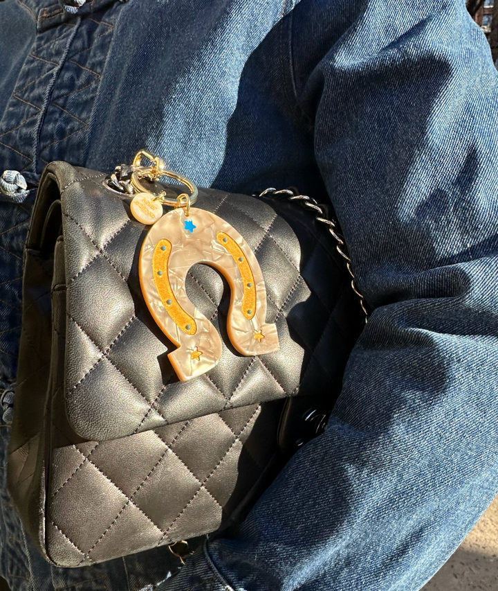 Lucky Horseshoe Bag Charm