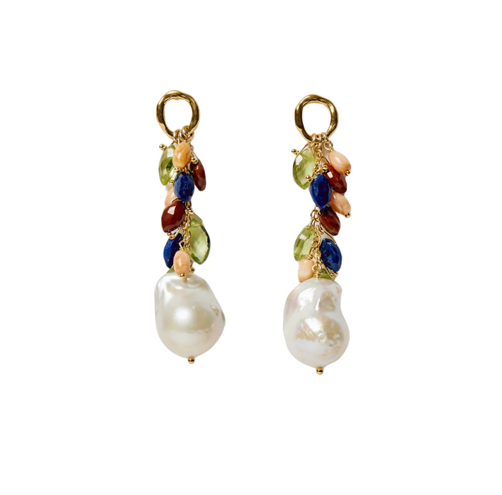 Chenille Earrings - Multi Mix