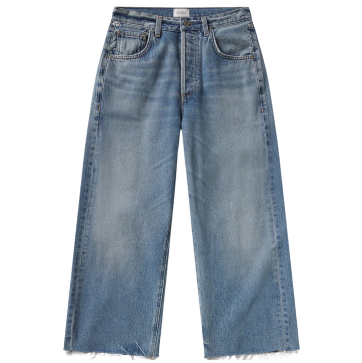 Ayla Raw Hem Crop - Telegraph