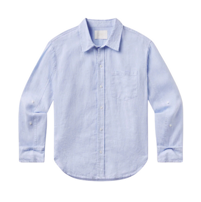 Kayla Shrunken Linen Shirt - Glint