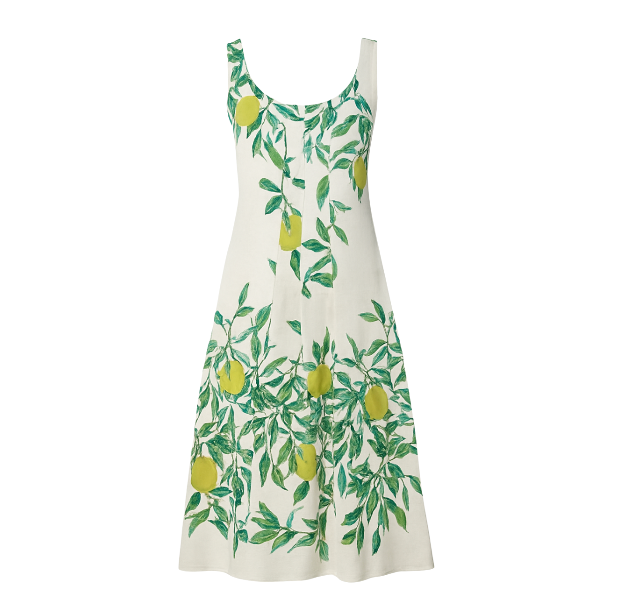 Camillie Midi Dress - Yellow