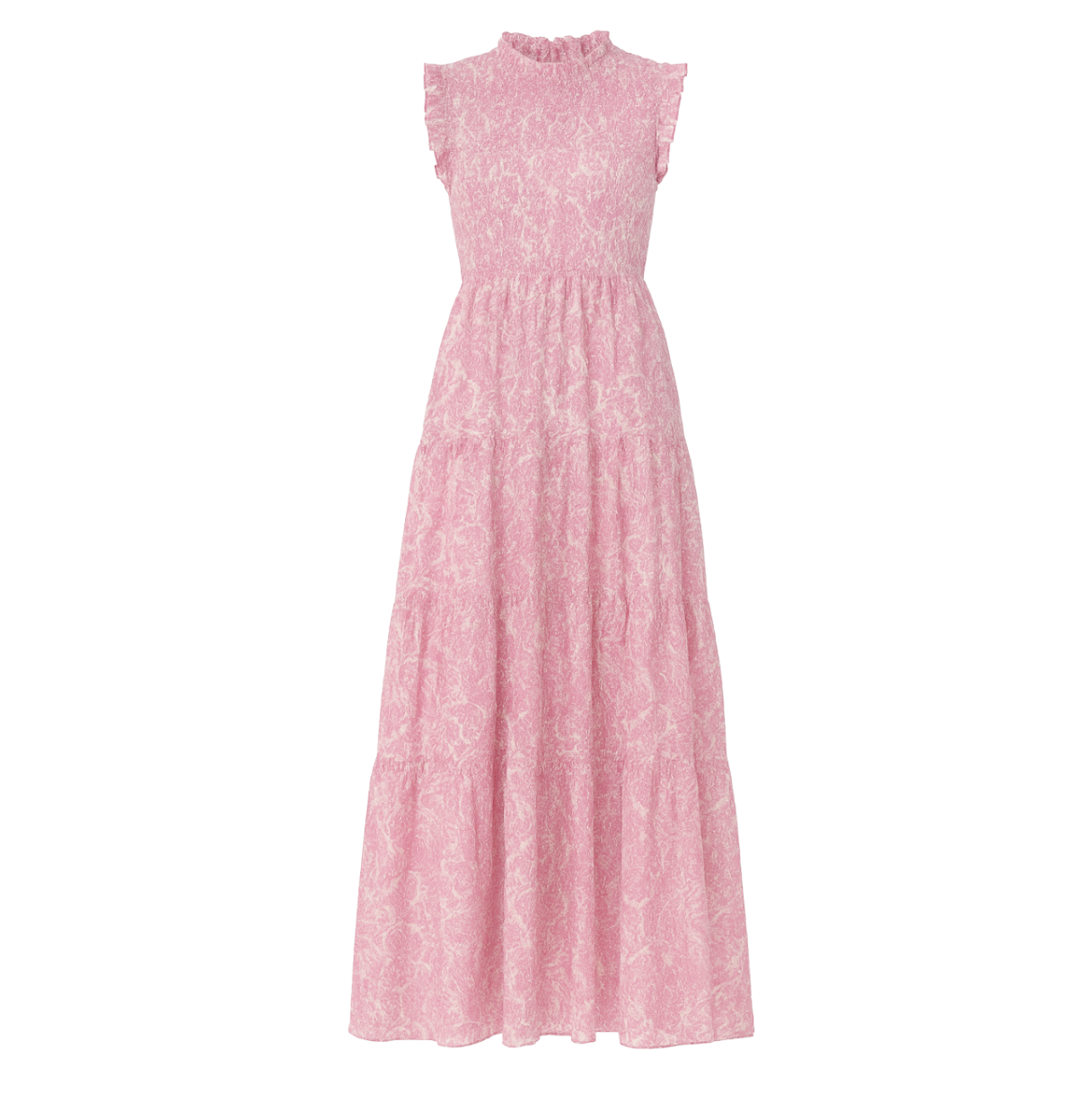 Sleeveless Smocked Maxi - Malta Pink