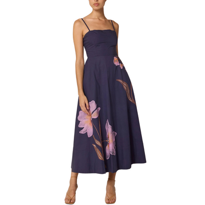 Riley Ankle Dress - Moresco Navy
