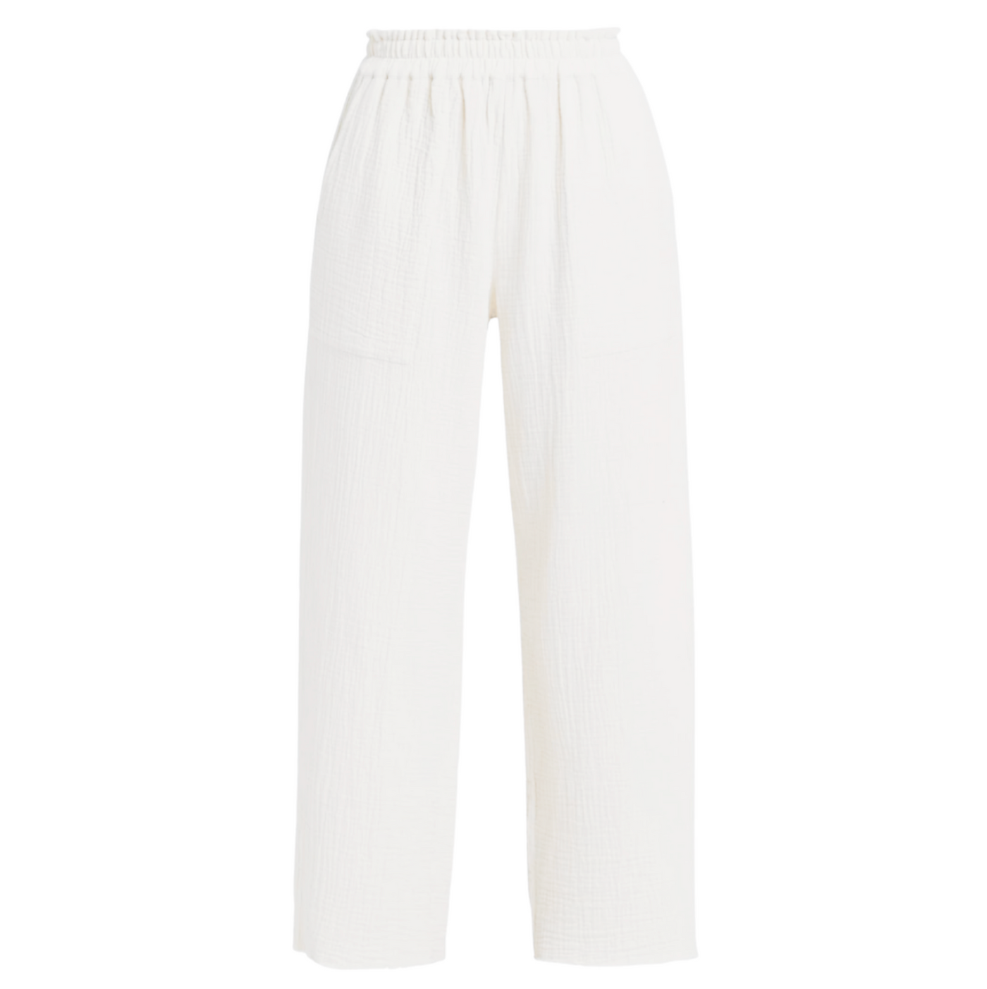 Leon Crop Pant - White