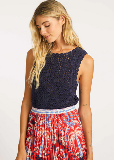 Amelie Top- Peacoat Navy