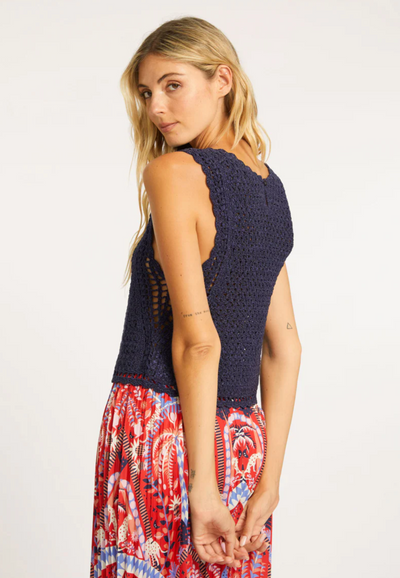 Amelie Top- Peacoat Navy