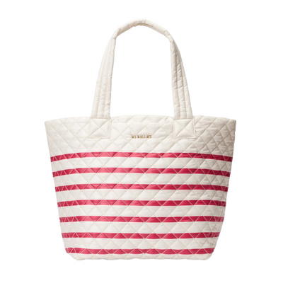 Medium Metro Tote Deluxe - Sandshell/Apple