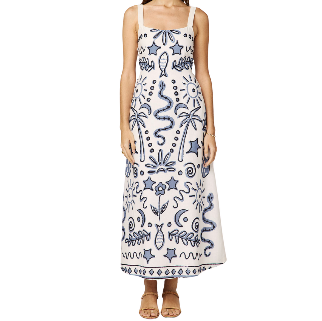 Shelly Ankle Dress - Verona Print