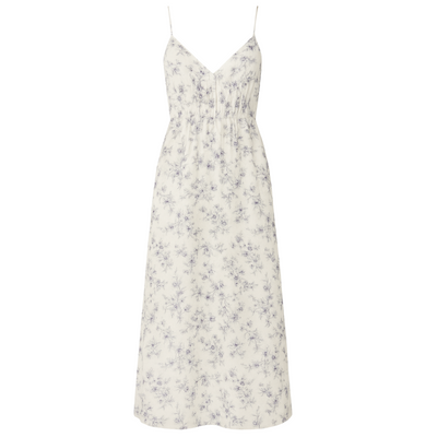 Jacinta Linen Dress - Wild Forget-Me-Knot