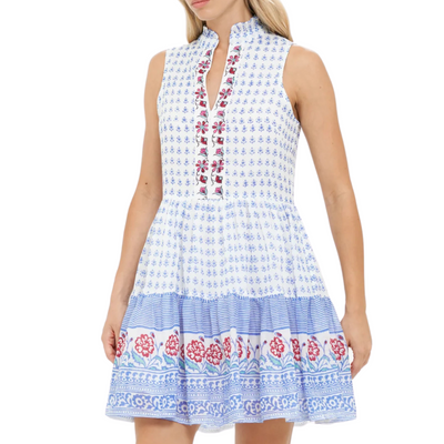 Yoke Dress - Borrego Navy