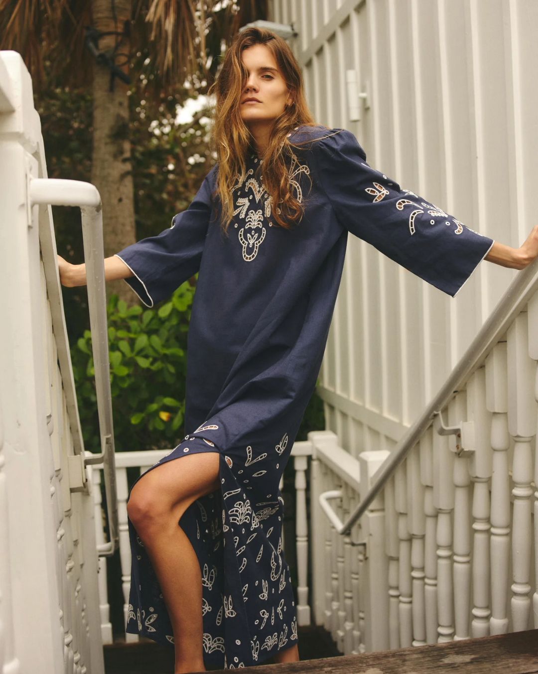 Athena Maxi Dress - Indigo