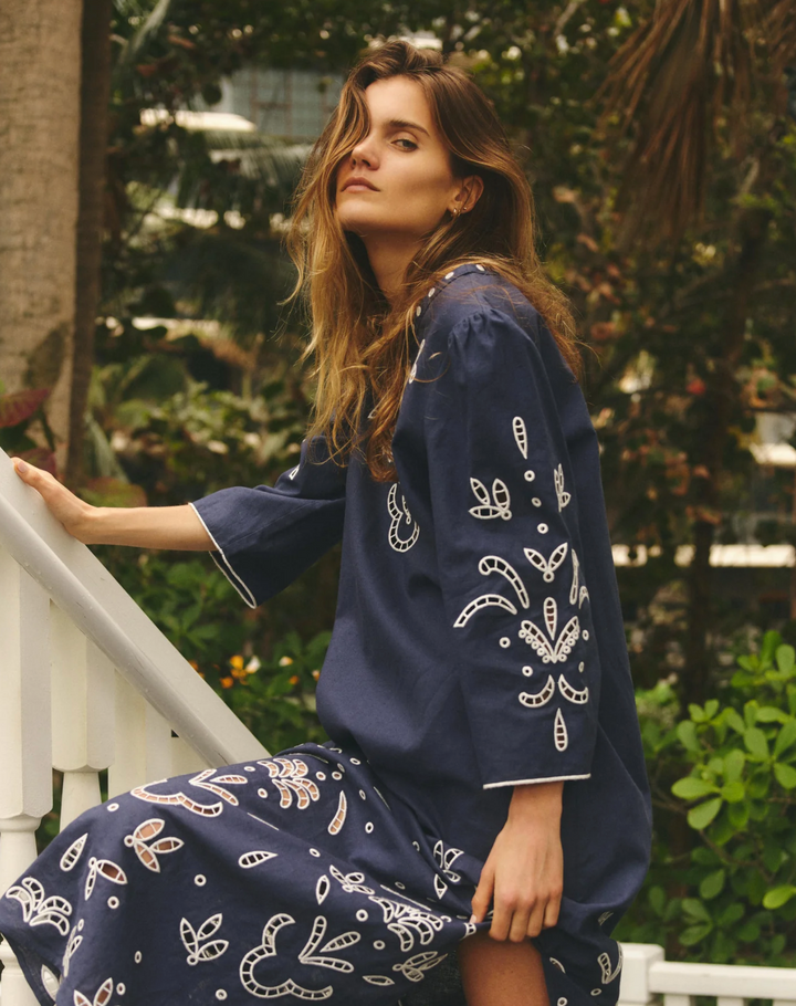 Athena Maxi Dress - Indigo