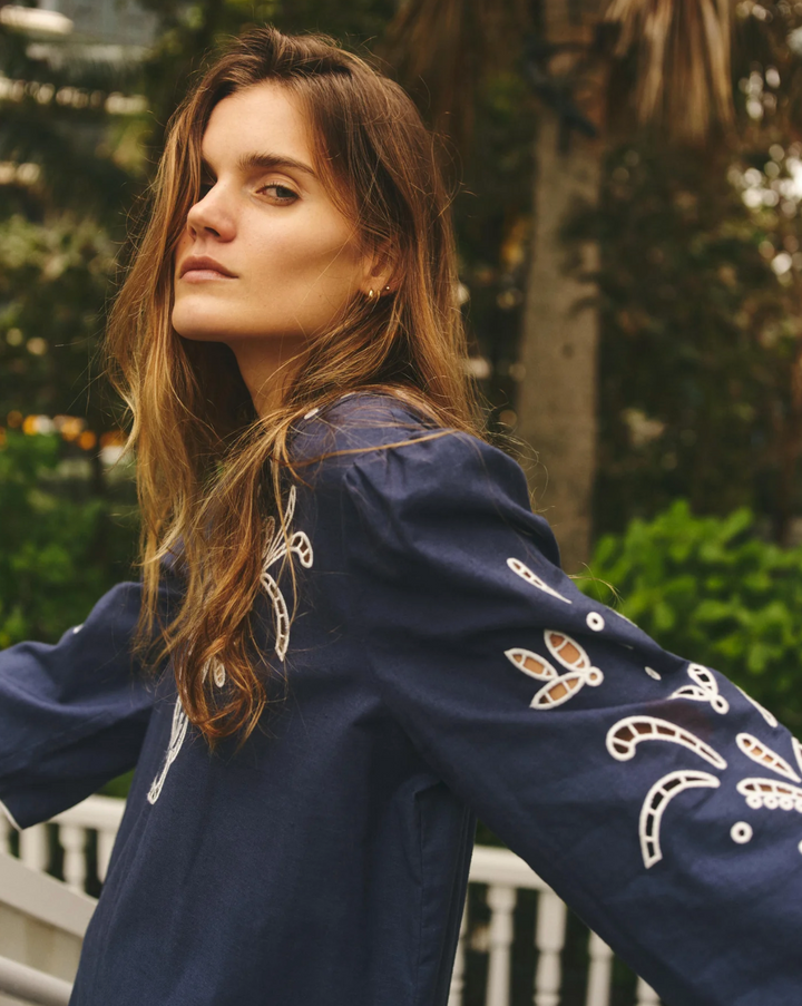 Athena Maxi Dress - Indigo