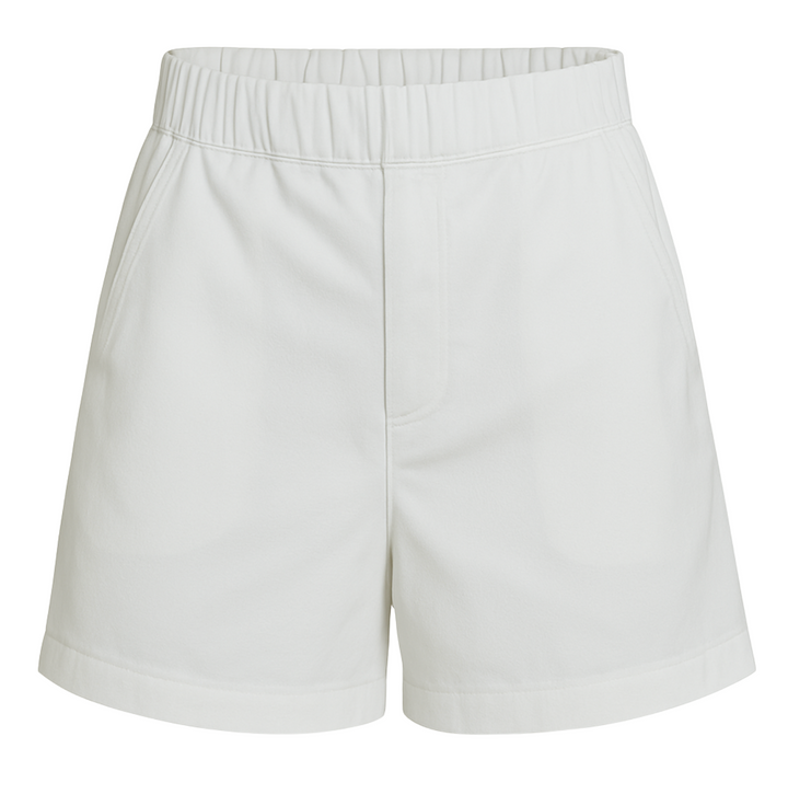 Parker High Waisted Short - White