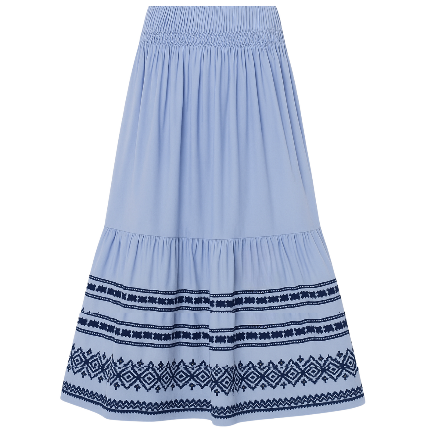 Roca Rocio Midi Skirt - Blue Lavander