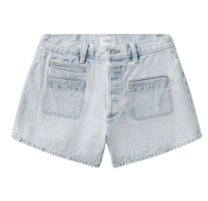 Marlow Welt Pocket Short - Skyscape