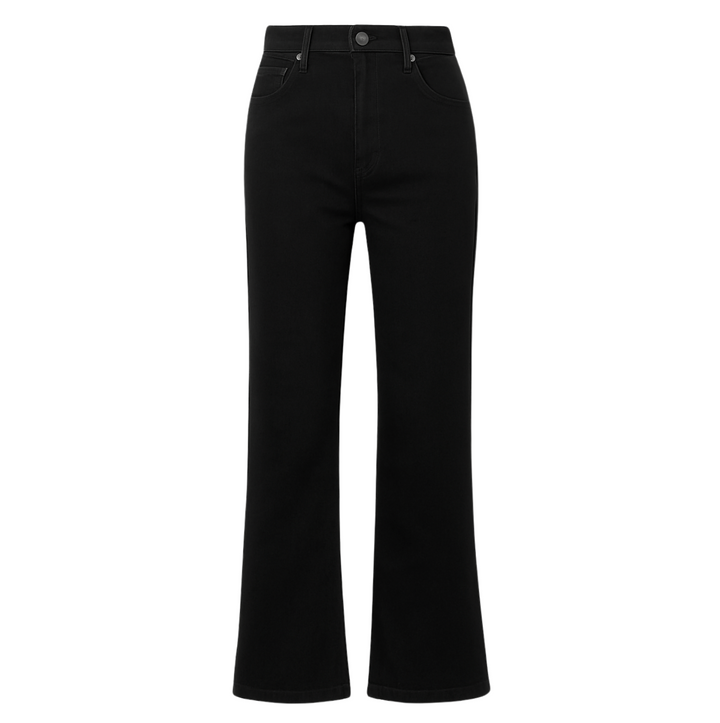 Bella Crop Flare - Black Coated