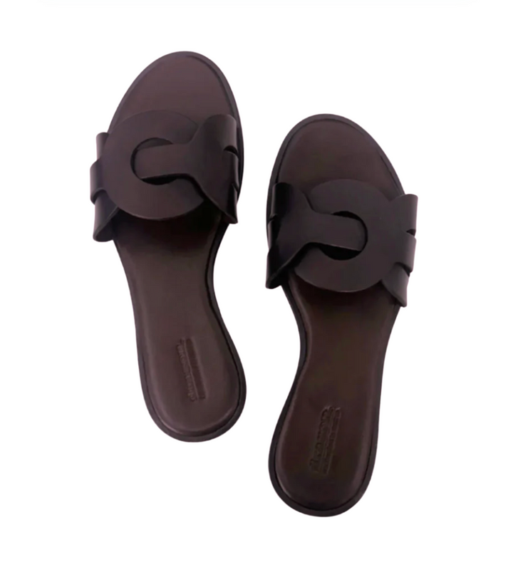 Big Ring Sandal - Dark Brown