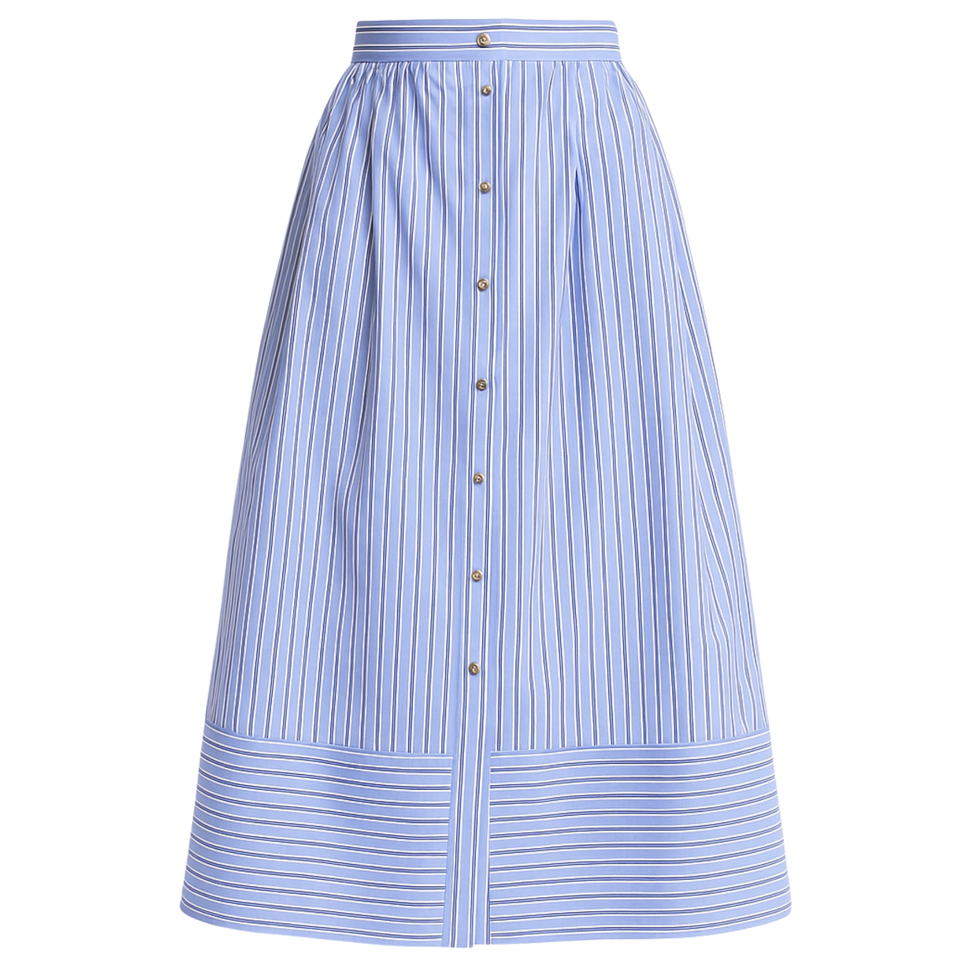 Malaga Stripe Skirt - Blue Stripes