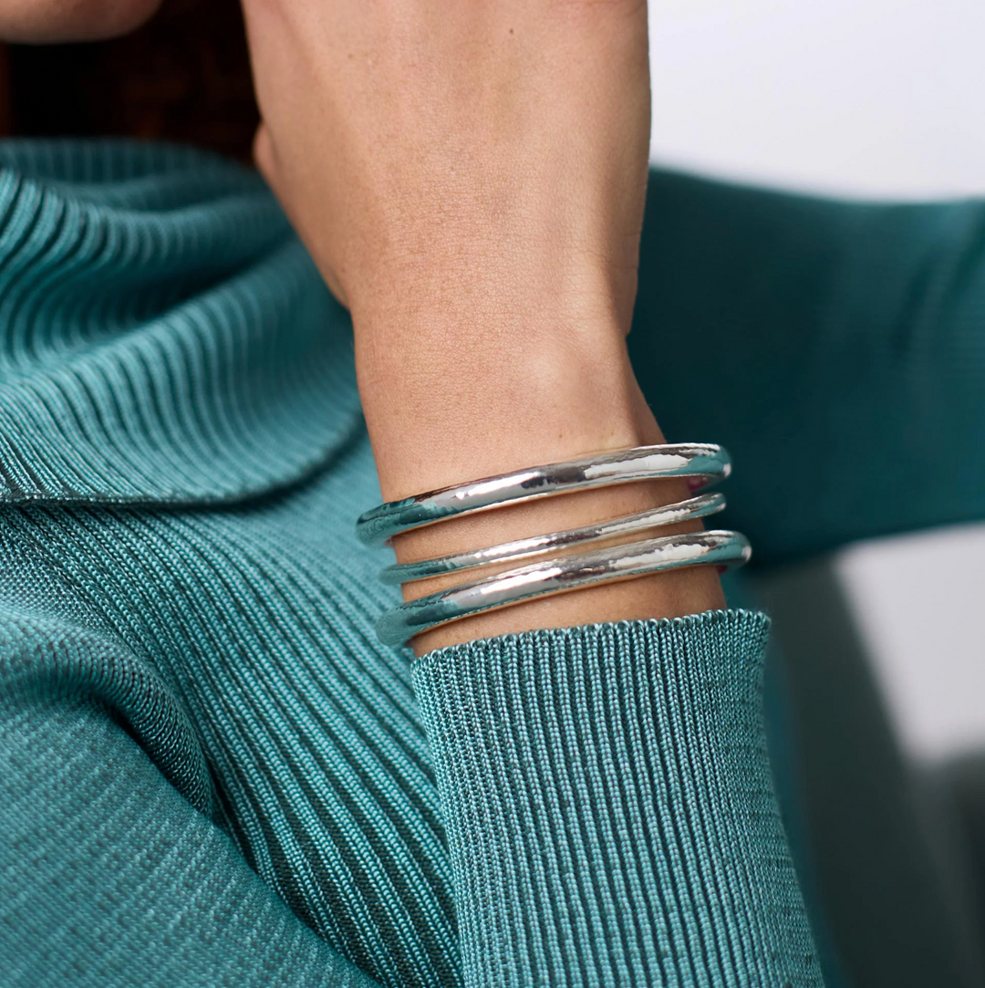 Havana Bangle - Silver - S