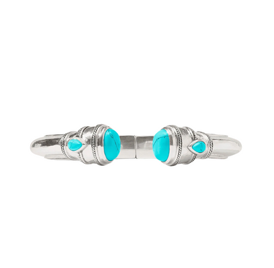 Cannes Demi Cuff - Turquoise Blue