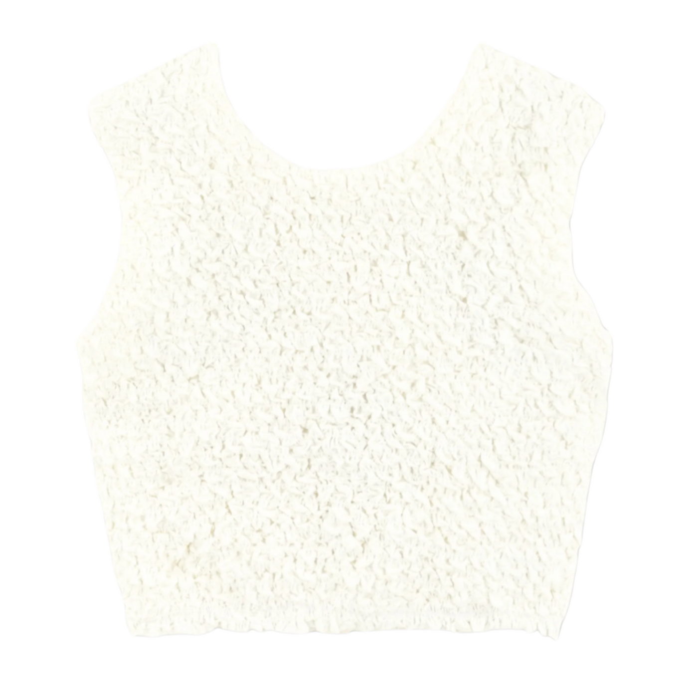 Lucia Smocked Top - White